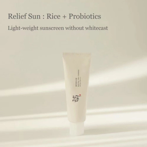 Beauty of Joseon Korean Rice Probiotics Sunscreen SPF50+ PA++++