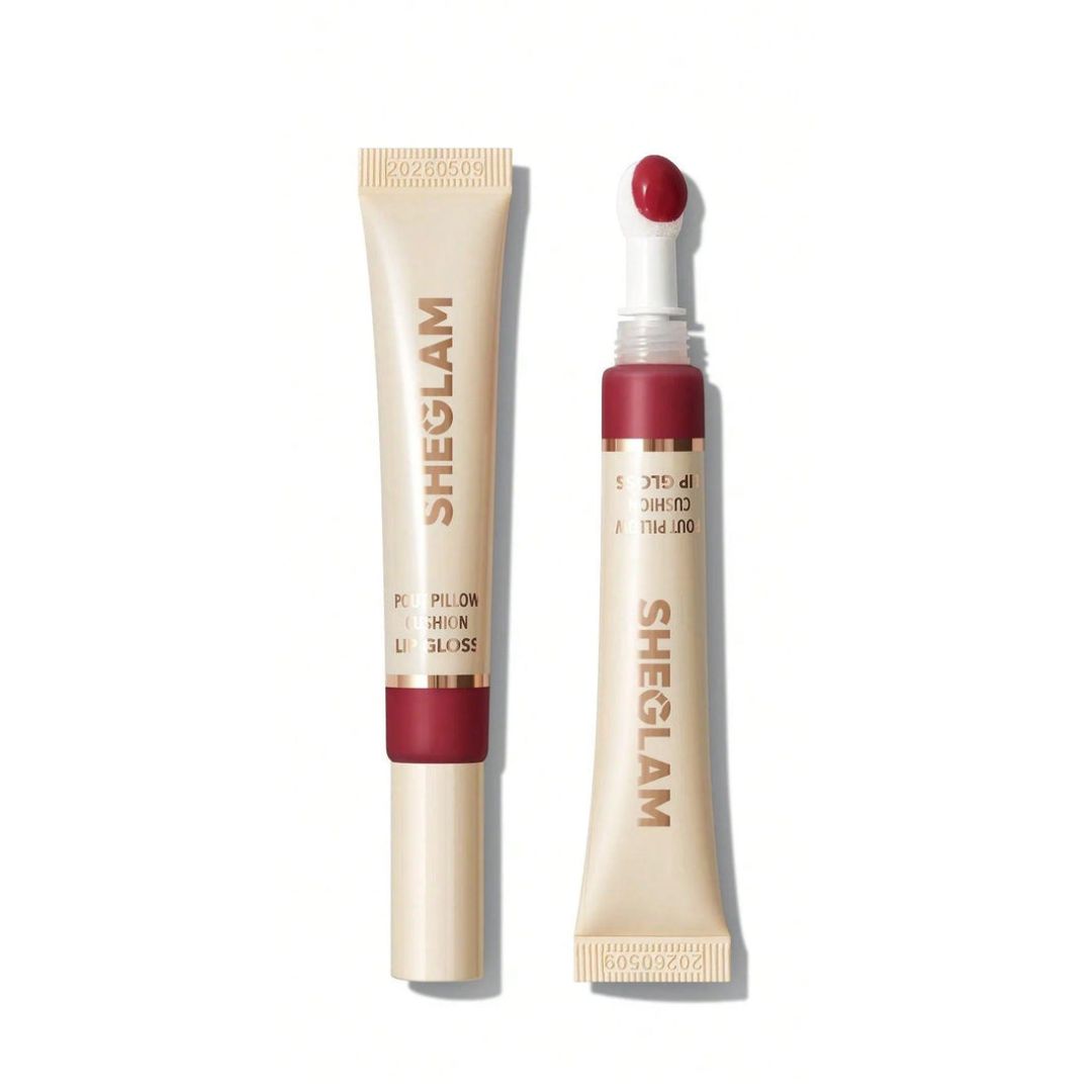 SHEGLAM Pout Pillow Cushion Lip Gloss – Hydrating High-Shine Finish