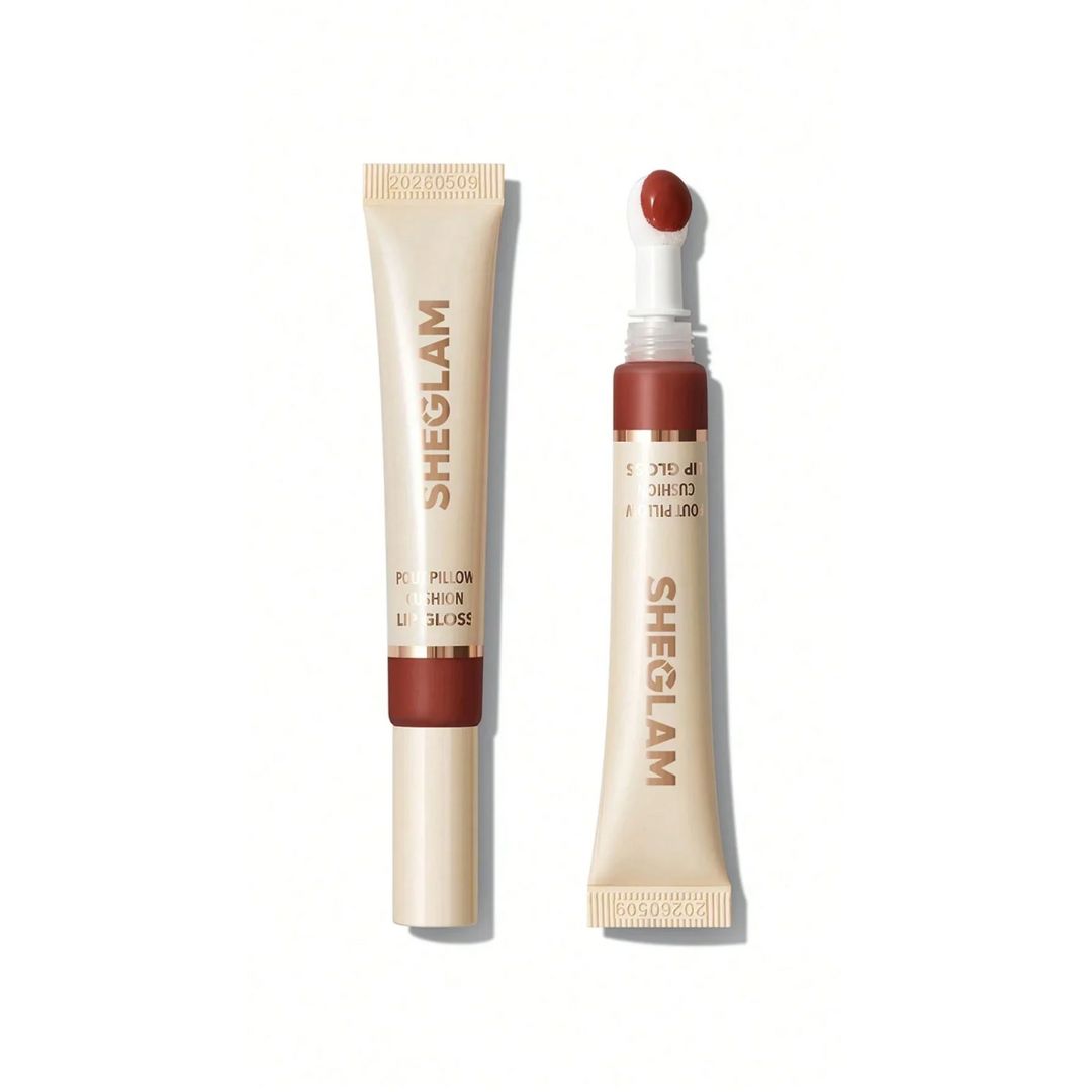 SHEGLAM Pout Pillow Cushion Lip Gloss – Hydrating High-Shine Finish