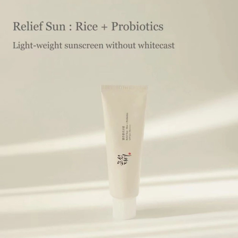 Korean Rice Probiotics SPF50+ Sunscreen | Hydrating & Oil Control