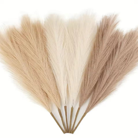 6PCS Artificial Pampas Grass Stems