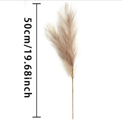 6PCS Artificial Pampas Grass Stems