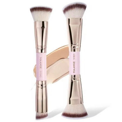 MAANGE 2-Piece Duo-End Foundation Brush Set