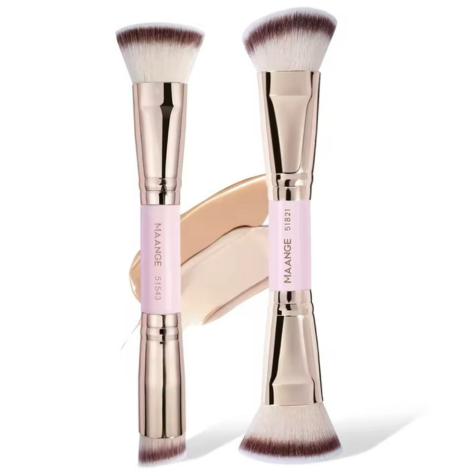 MAANGE 2-Piece Duo-End Foundation Brush Set