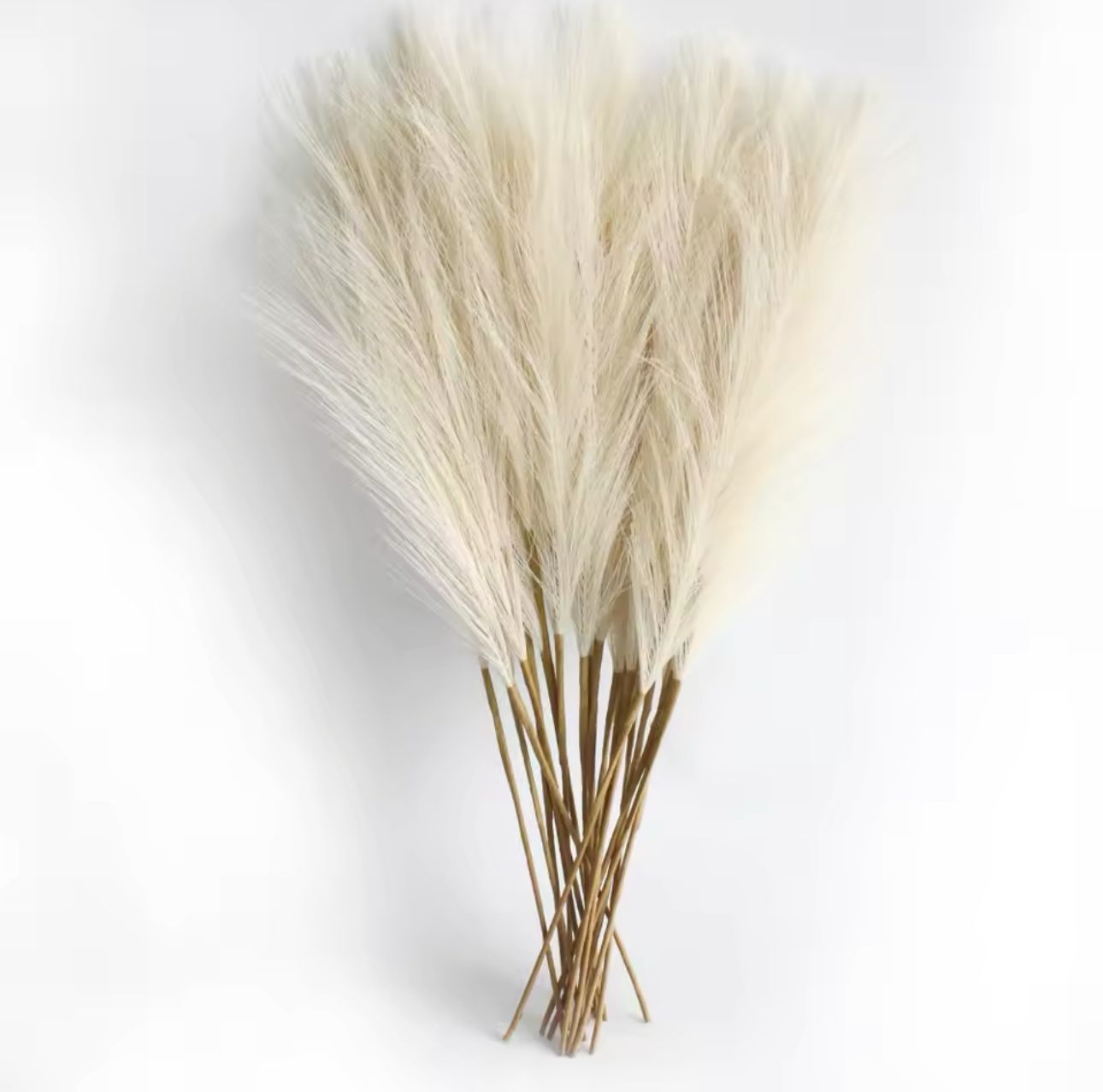 6PCS Artificial Pampas Grass Stems for Home Decor, Wedding & DIY Floral Arrangements